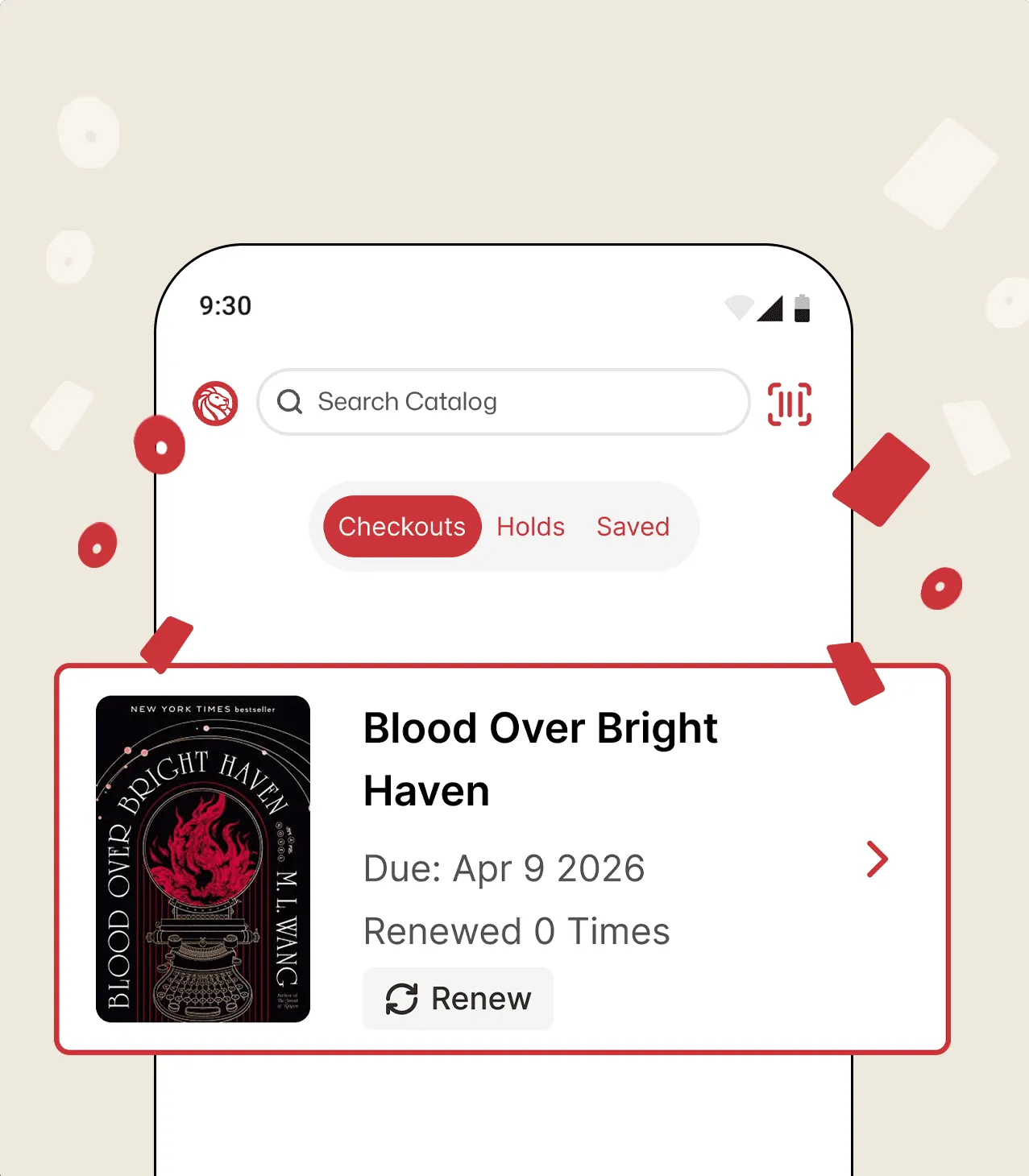 NYPL app book detail screen